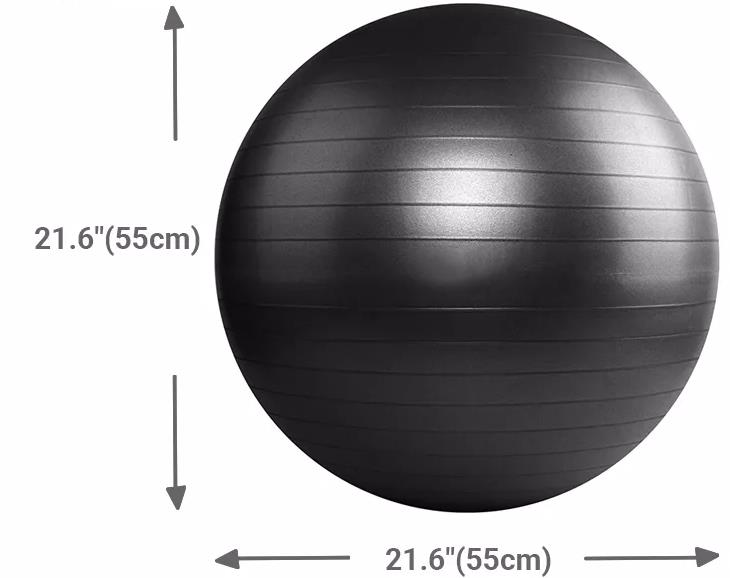 Palla da ginnastica per yoga: creare curve del corpo perfette