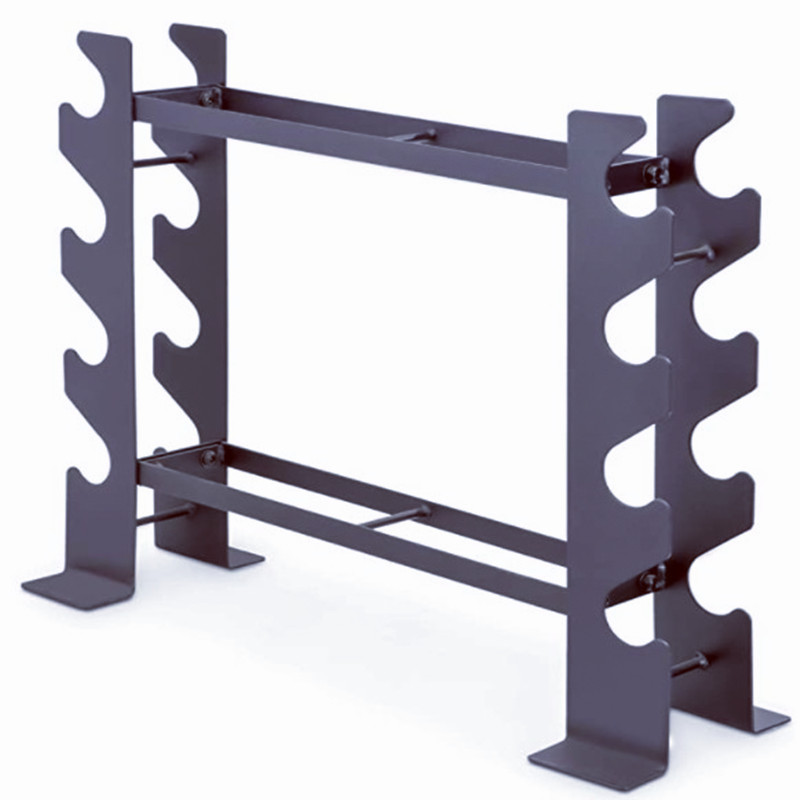 Supporto per rack per manubri Supporto per rack per manubri esagonali regolabile Supporto per rack fitness per sollevamento pesi