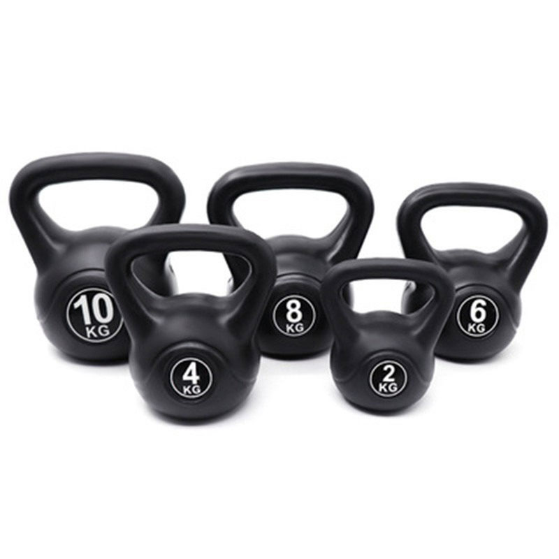 Attrezzature per esercizi Cemento sportivo di alta qualità Kettlebell riempito di cemento per sollevamento pesi