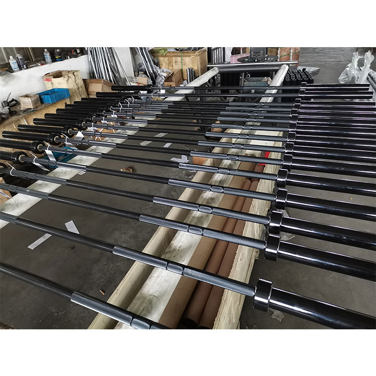 All'ingrosso IWF Fitness Gym Sollevamento pesi Concorso olimpico bilanciere in acciaio inossidabile